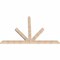 Ekena Millwork Saratoga Smooth Timber Gable Bracket, Douglas Fir, 108"W x 72"H x 3 1/2"D x 5 1/2"F, 16/12 Pitch GBW108X72X0406SAR00SDF - alternate 4
